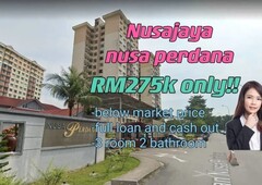 Nusa Perdana apartment below market price full loan cash out