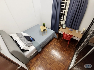 Segar Court Apartment Fully Furnished Middle Room With Aircond Beside Cheras Leisure Mall 5min to MRT easy to access shoplot