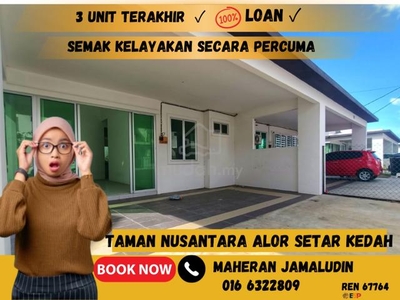 Boleh Full Loan Semi D Taman Nusantara Alor Setar Kedah