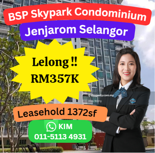Cheap Rm83k Bsp Skypark Condominium Jenjarom Selangor
