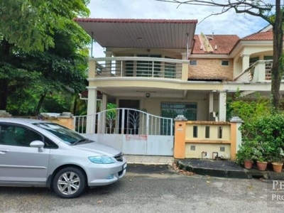 Double Storey Semi-Detached end lot in Taman Tun Hussein, Seberang Jaya, Penang