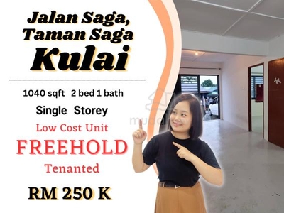 Jalan Saga Kulai Single Storey Low Cost Full Loan | Taman Desa Kulai