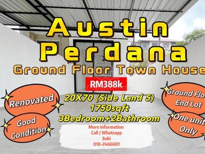 Johor Town House Austin Perdana Hot Area Good Condition Renovated