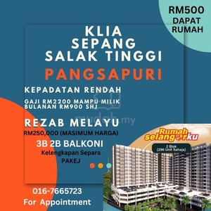 KLIA Sepang Apartment 2024Q4 Complete RM900 Monthly