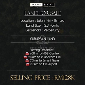 Land For Sale Located at Jalan Miri - Bintulu