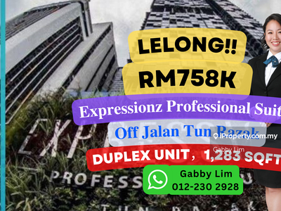 Lelong Super Cheap Duplex unit Expressionz Professional Suites KL