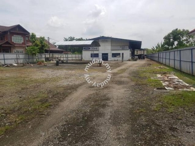 MERU, Klang ,1.2 acres Freehold Commercial zone land with structure