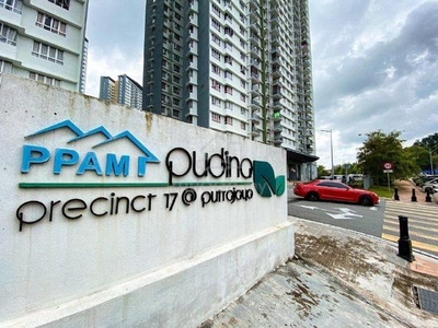 Partially Furnished PPAM Pudina Presint 17 For Rent