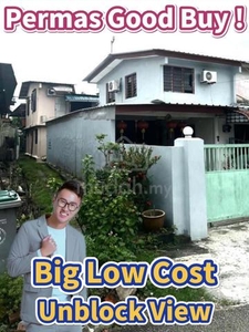 Permas Jaya GOOD BUY 2 storey BIG Low Cost Unblock View Johor Bahru JB