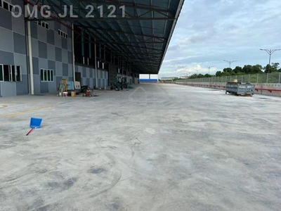 Pulau Indah New Warehouse 4.11 Acre Floor Load 3ton 200M with CF