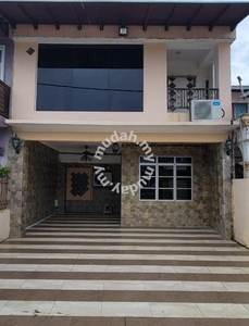 RENOVATED EXTENDED Double Storey Terrace Serdang Raya near MRT Serdang