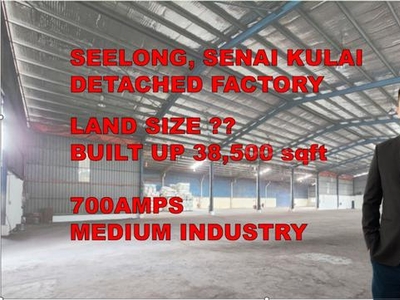 Seelong / 38500 sqft builtup / 700amps / medium industry