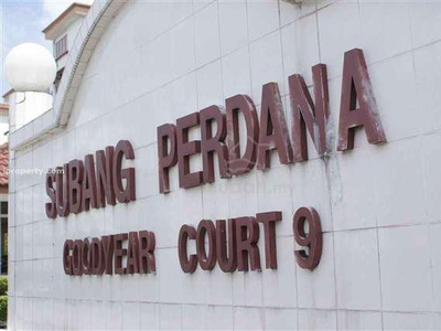 Subang Perdana Goodyear Court 9 1k booking Full loan⚡RENO unit⚡KL