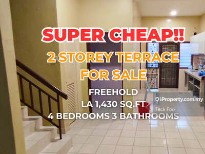 Super Cheap Freehold 2 Storey Terrace 4r3b For Sale