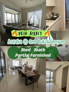 Astaka @ One Bukit Senyum 3bed 3bath For Rent