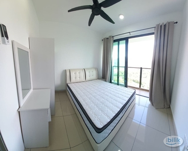 BALCONY Room @ MIZUMI Residence, KEPONG, Fully Furnished with Internet & Cleaning (850m to MRT Metro Prima)