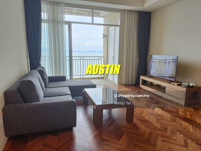 Seafront balcony! 1132sf furnished suite w carpark Quayside @ Tg Tokon