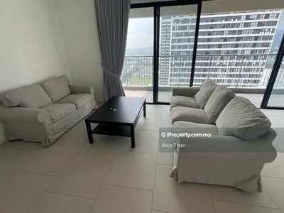 Sqwhere, 3 plus 2 rooms, fully furnished, MRT linked