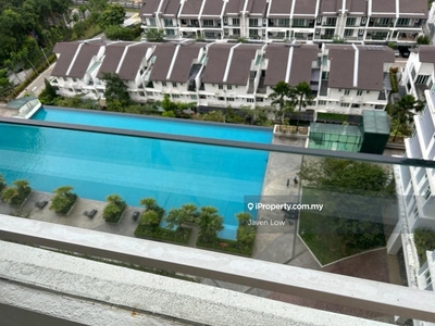 2 room unit swimming pool view