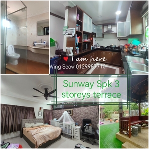 3 storeys landed Terrace house Rent Sunway Spk Menjalara Desa Park City Kepong