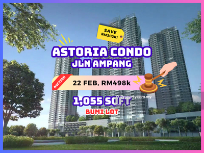 Bank Auction Save Rm202k Astoria Condo @ Jln Ampang KLCC