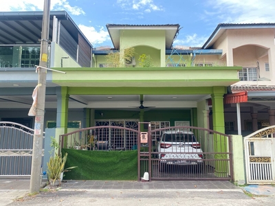[ BOOKED ] For Sale Freehold Double Storey Terrace House, Jalan Meranti Bunga, Taman Seri Mewah, Meru, Klang.
