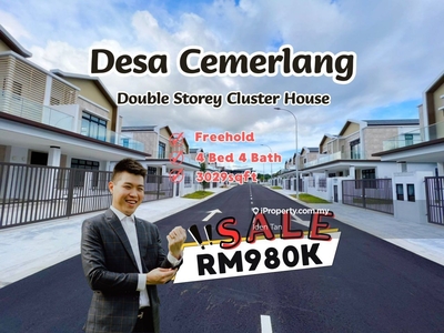 Desa Cemerlang Double Storey Cluster House