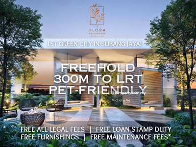 Freehold Pet-Friendly Residence in Subang's First Green City!