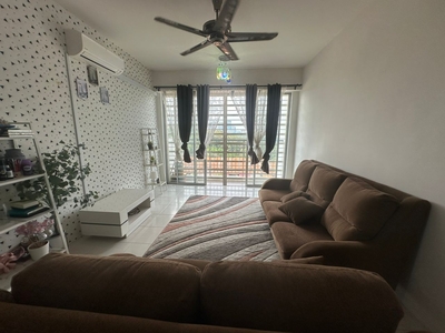 Full Furnished Condo Facing Open in Hijauan Heights Bangi for Rent (Near KTM UKM)