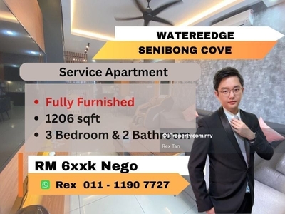 Fully Furnish & Renovated Condominium at Wateredge, Senibong Cove, JB