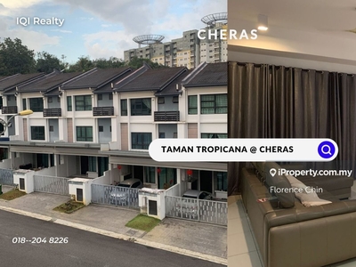 Fully Furnished 3 Storey Linked Villa at Taman Tropicana @ Cheras