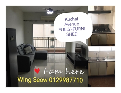Fully furnished Kuchai Avenue Service residence for rent High floor
