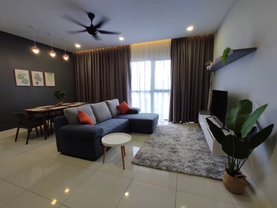 Fully furnished unit with main entrance facing sky garden