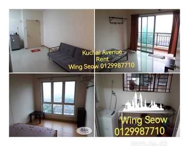Kuchai Avenue Service Residence for Rent Partly furnished aircond water heater