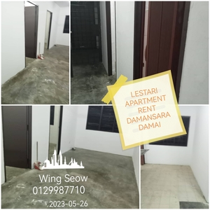 Lestari Apartment Flat Damansara Damai Rent Ready Move in Newly Paint Sg Buloh Kepong Mrt2