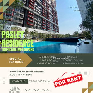 Paisley Residence @ Tropicana Metropark, Subang Jaya for Rent