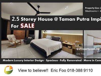 Putra Impiana Puchong 2.5 Sty Luxury Design Dream House