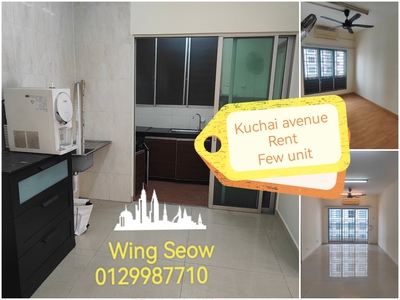 Rent Basic unit Kuchai Avenue Service residence Aircond mid floor