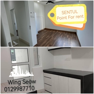 SENTUL Point Condominium for rent Partly furnished Kitchen cabinet Aircond Block A SENTUL KL