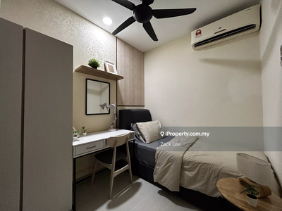 Zero deposit - fully furnished medium room @ iskandar puteri, ciq, JB