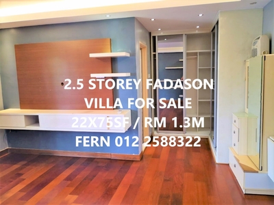 2.5 Storey House Fadason Villa Kepong For Sale
