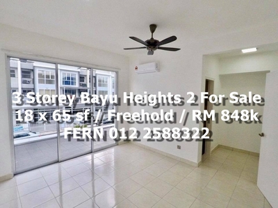 3 Storey House Taman Bayu Heights 2 Seri Kembangan For Sale