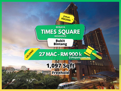 Bank Auction Save Rm200k Berjaya Times Square @ Bukit Bintang KL
