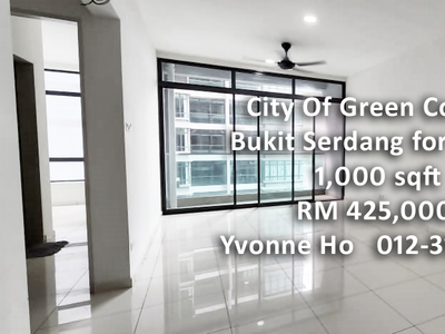 City Of Green Condo Bukit Serdang Bukit Jalil Seri Kembangan for Sales