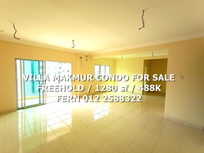 Corner Unit Villa Makmur Condo Dutamas For Sale