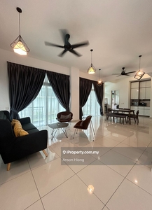 Eco Botanic 2 double storey cluster house fully furnished for rent