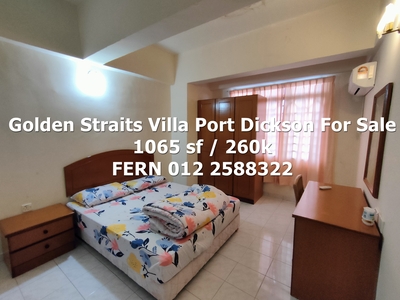Freehold Fully Furnished Golden Straits Villa Port Dickson For Sale