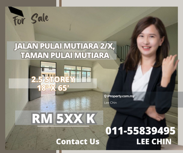 Pulai mutiara gelang patah 2.5 storey terrance brand new unit for sale