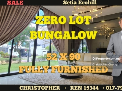 Setia Ecohill, Tralas, Zero Lot Bungalow, fully furnished