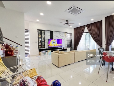 Super cheap fully furnished newly completed Semi D in Semanja for sale